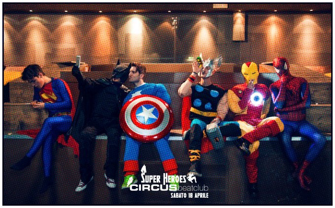 Supereroi per Circus Beat Club